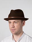 Шляпа BAILEY арт. 37241 PERRY II (темно-коричневый)